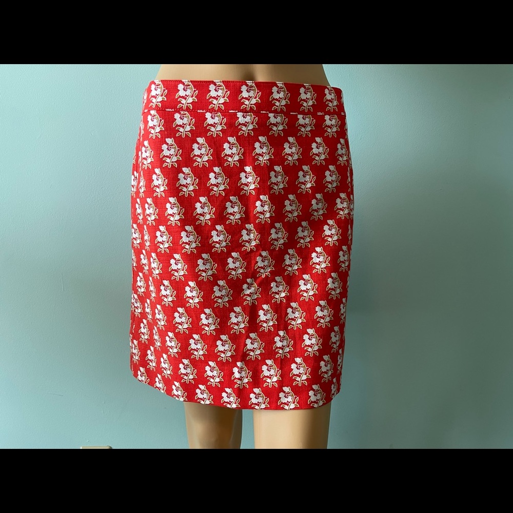 J. Crew floral skirt size 4